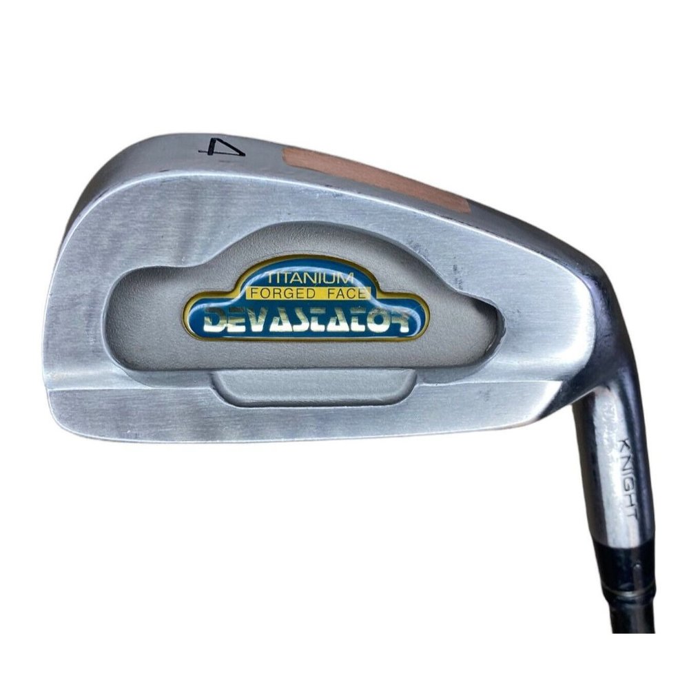 Knight Devastator 4 Iron Titanium Forged Face - Distance II R Flex Graphite - RH